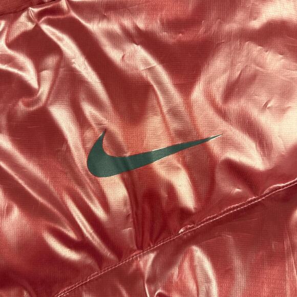 Nike Sportswear Down Fill Puffer Jacket Womens XL Burgundy Quilted CU5813 638 - Picture 2 of 7